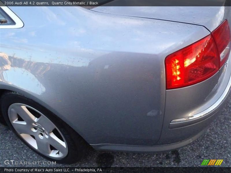Quartz Grey Metallic / Black 2006 Audi A8 4.2 quattro