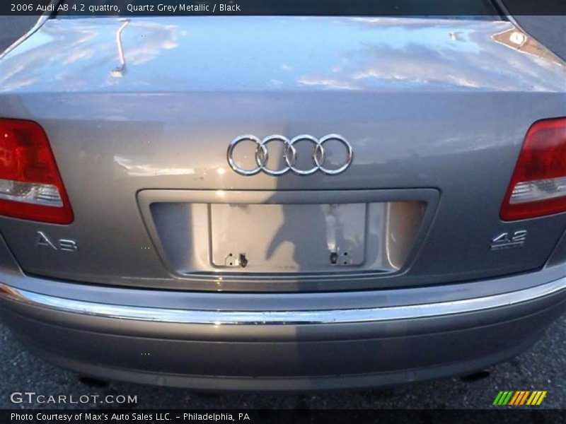 Quartz Grey Metallic / Black 2006 Audi A8 4.2 quattro