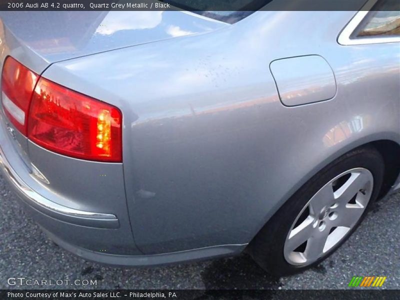 Quartz Grey Metallic / Black 2006 Audi A8 4.2 quattro