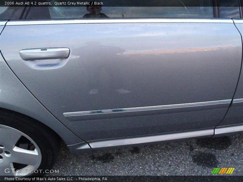 Quartz Grey Metallic / Black 2006 Audi A8 4.2 quattro