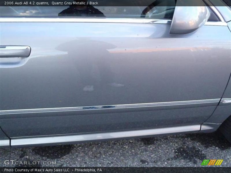 Quartz Grey Metallic / Black 2006 Audi A8 4.2 quattro