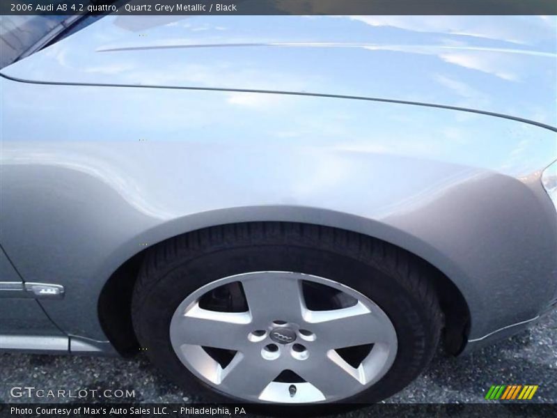 Quartz Grey Metallic / Black 2006 Audi A8 4.2 quattro
