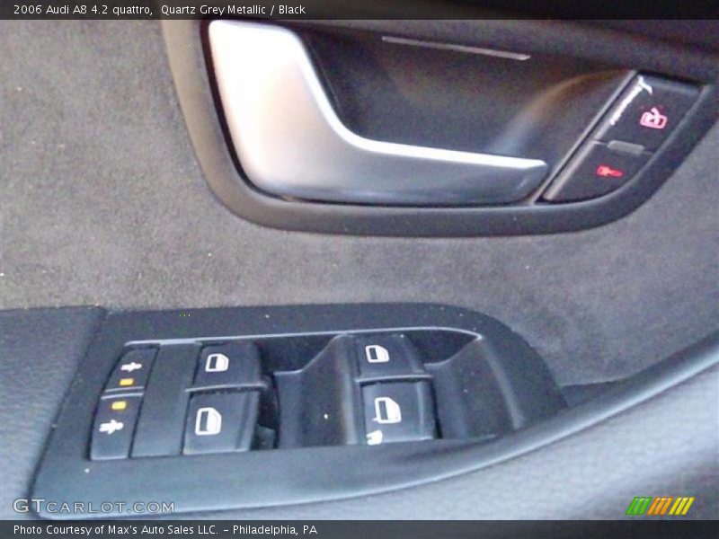 Quartz Grey Metallic / Black 2006 Audi A8 4.2 quattro