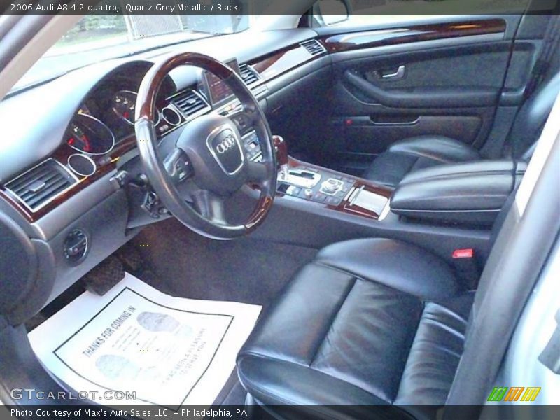  2006 A8 4.2 quattro Black Interior