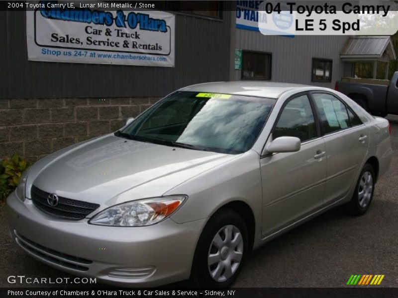 Lunar Mist Metallic / Stone 2004 Toyota Camry LE