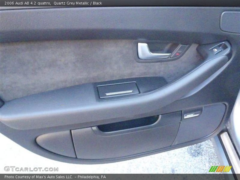 Quartz Grey Metallic / Black 2006 Audi A8 4.2 quattro