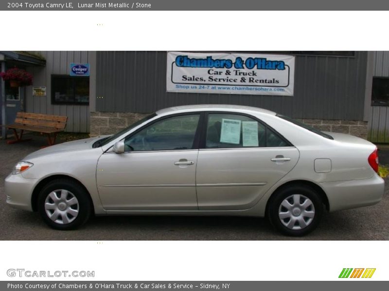 Lunar Mist Metallic / Stone 2004 Toyota Camry LE