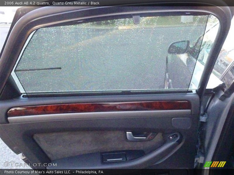 Quartz Grey Metallic / Black 2006 Audi A8 4.2 quattro