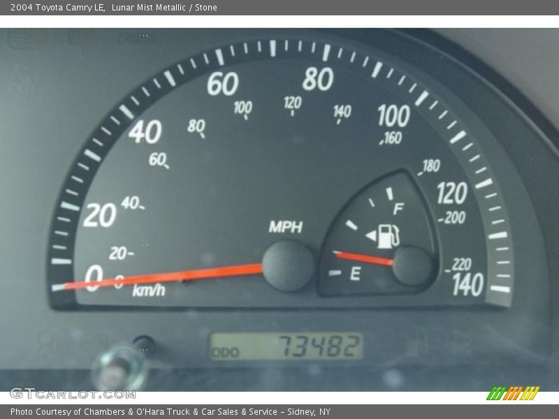 Lunar Mist Metallic / Stone 2004 Toyota Camry LE