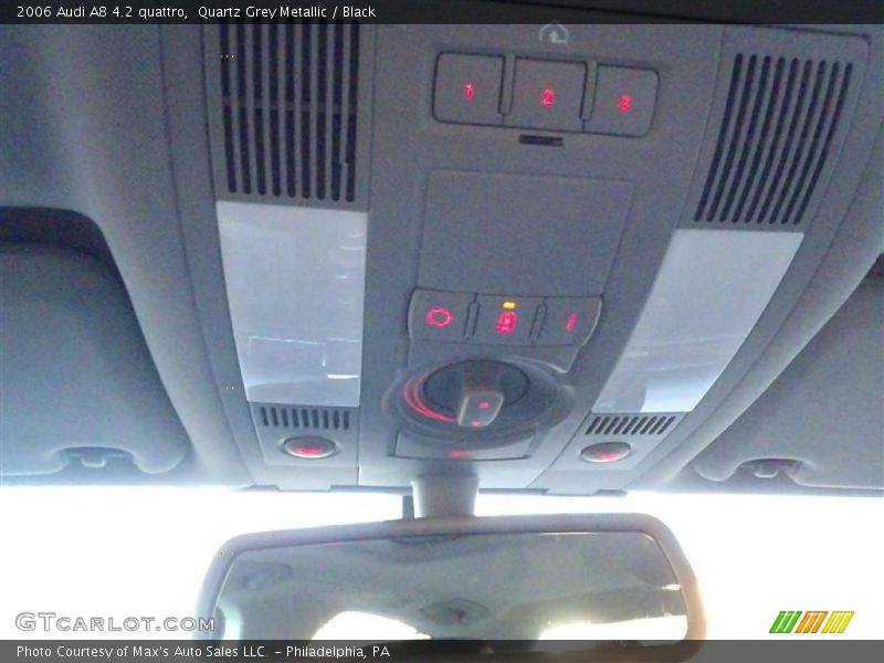 Quartz Grey Metallic / Black 2006 Audi A8 4.2 quattro