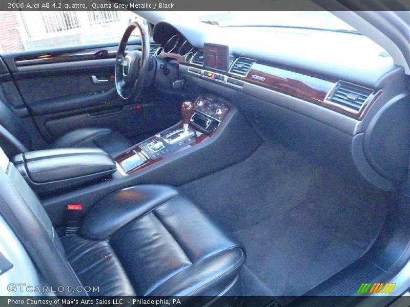Quartz Grey Metallic / Black 2006 Audi A8 4.2 quattro