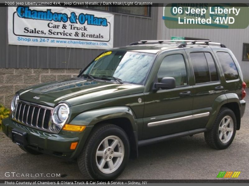 Jeep Green Metallic / Dark Khaki/Light Graystone 2006 Jeep Liberty Limited 4x4