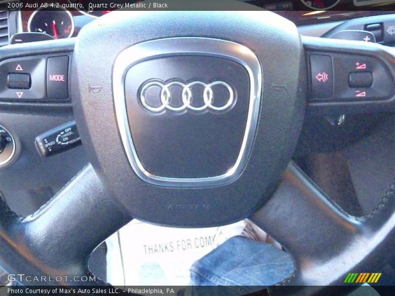 Quartz Grey Metallic / Black 2006 Audi A8 4.2 quattro