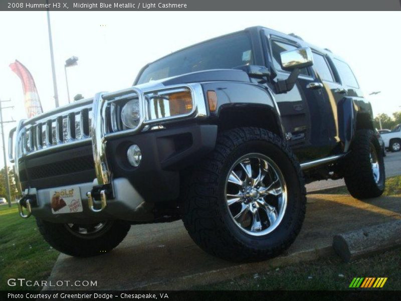 Midnight Blue Metallic / Light Cashmere 2008 Hummer H3 X