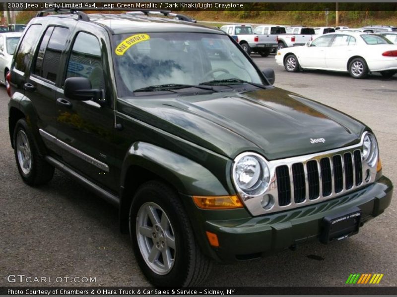 Jeep Green Metallic / Dark Khaki/Light Graystone 2006 Jeep Liberty Limited 4x4