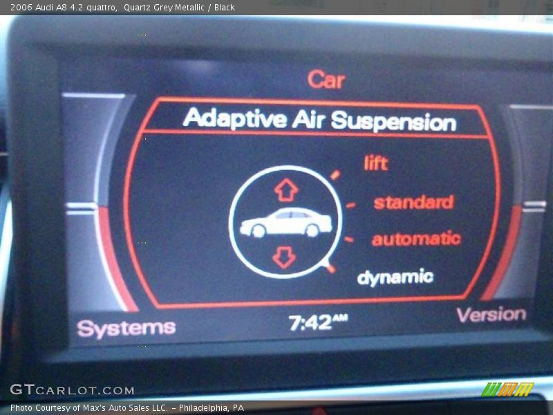 Quartz Grey Metallic / Black 2006 Audi A8 4.2 quattro