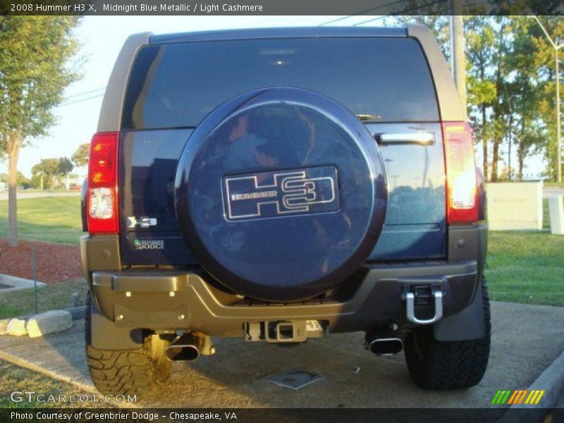 Midnight Blue Metallic / Light Cashmere 2008 Hummer H3 X