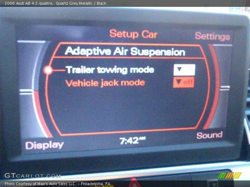 Quartz Grey Metallic / Black 2006 Audi A8 4.2 quattro