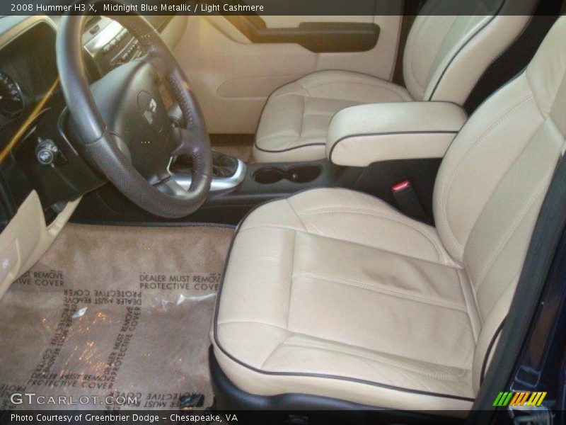 Midnight Blue Metallic / Light Cashmere 2008 Hummer H3 X
