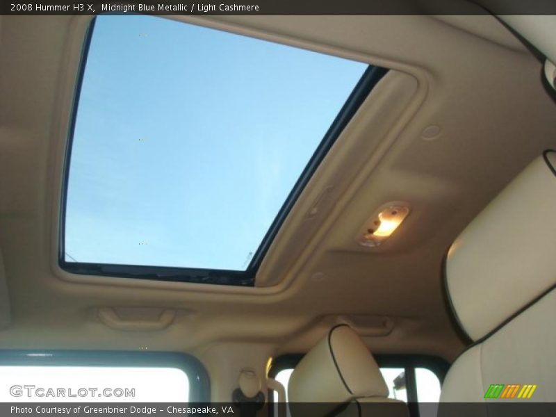 Midnight Blue Metallic / Light Cashmere 2008 Hummer H3 X