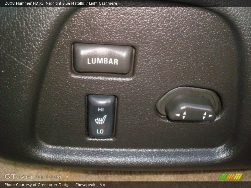 Midnight Blue Metallic / Light Cashmere 2008 Hummer H3 X