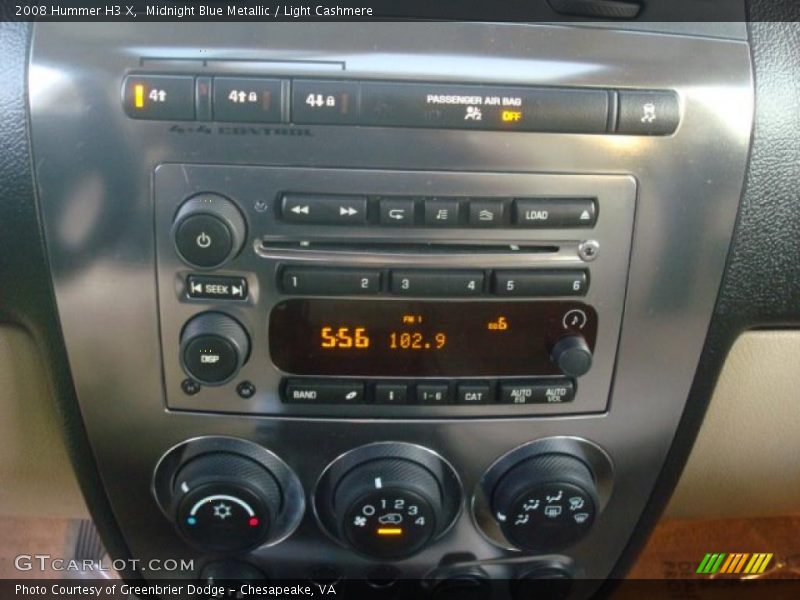 Midnight Blue Metallic / Light Cashmere 2008 Hummer H3 X