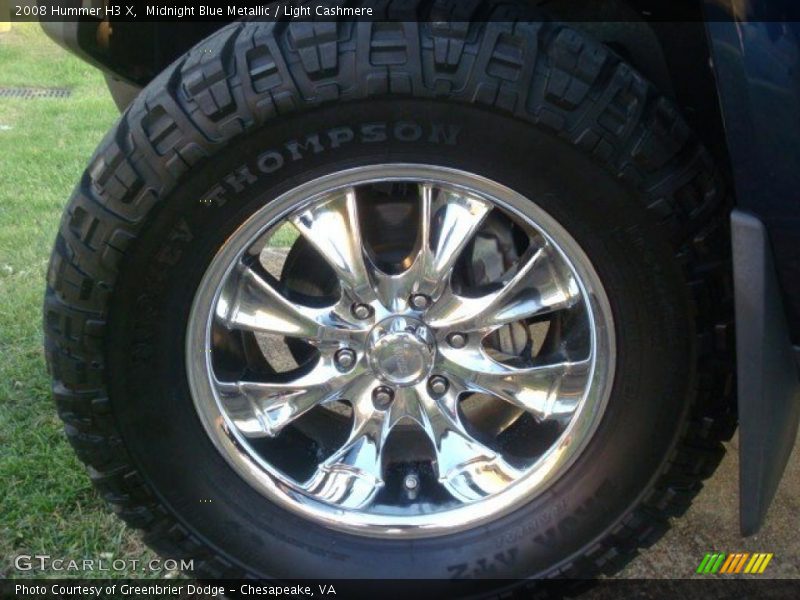 Midnight Blue Metallic / Light Cashmere 2008 Hummer H3 X