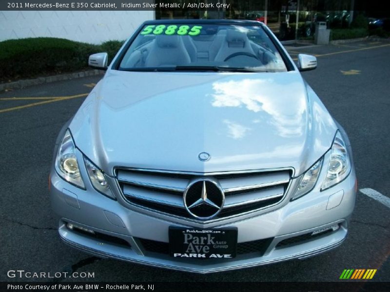 Iridium Silver Metallic / Ash/Dark Grey 2011 Mercedes-Benz E 350 Cabriolet
