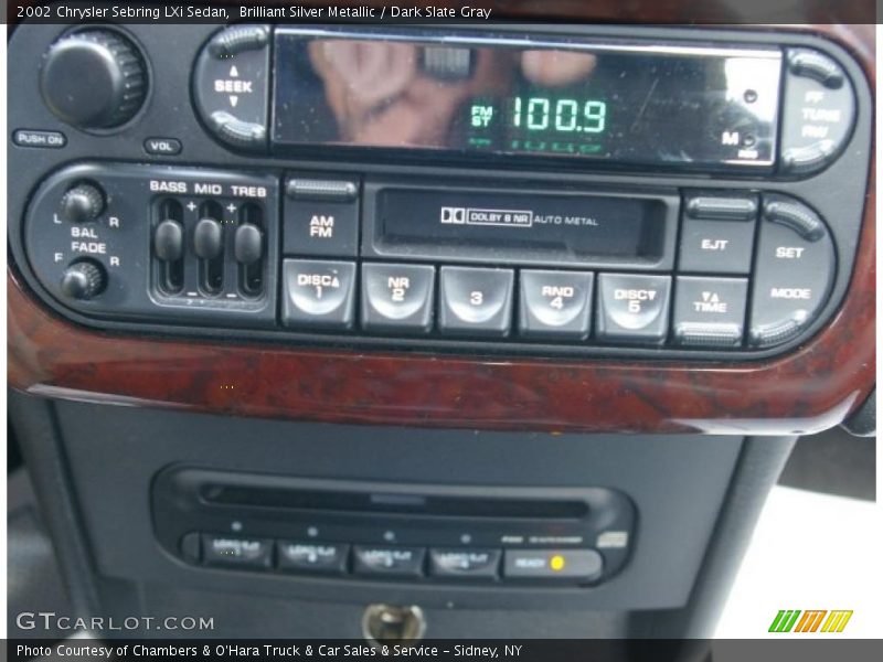 Brilliant Silver Metallic / Dark Slate Gray 2002 Chrysler Sebring LXi Sedan