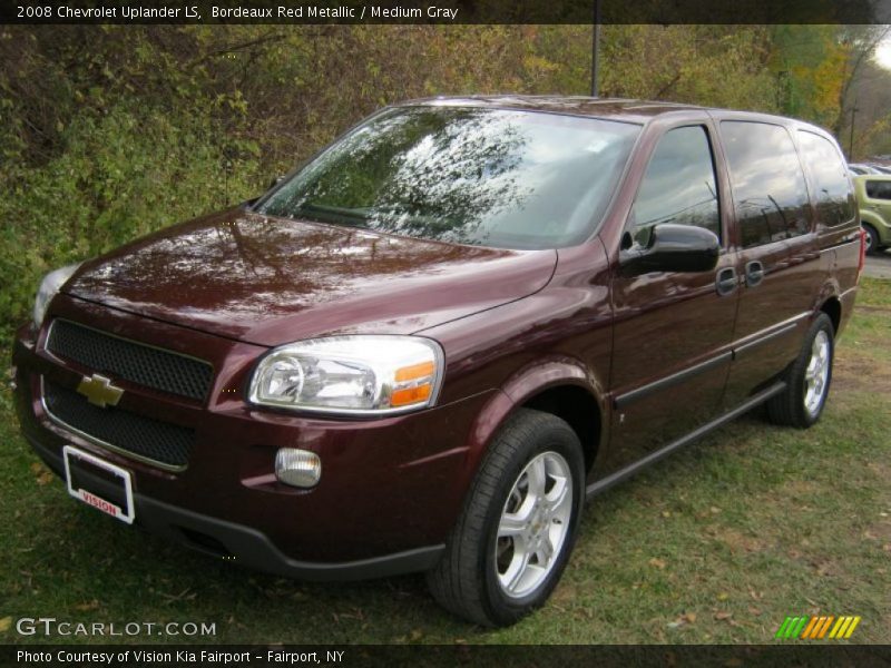 Bordeaux Red Metallic / Medium Gray 2008 Chevrolet Uplander LS