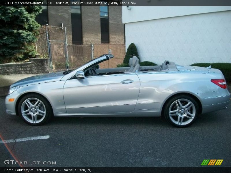 Iridium Silver Metallic / Ash/Dark Grey 2011 Mercedes-Benz E 350 Cabriolet