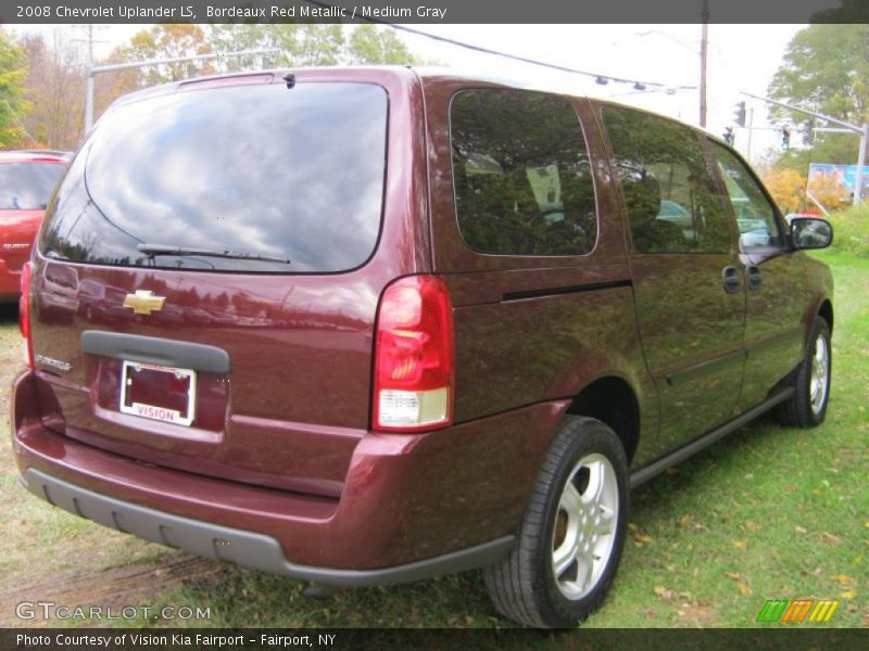 Bordeaux Red Metallic / Medium Gray 2008 Chevrolet Uplander LS
