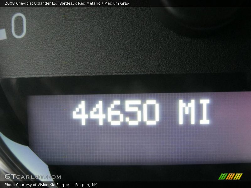 Bordeaux Red Metallic / Medium Gray 2008 Chevrolet Uplander LS
