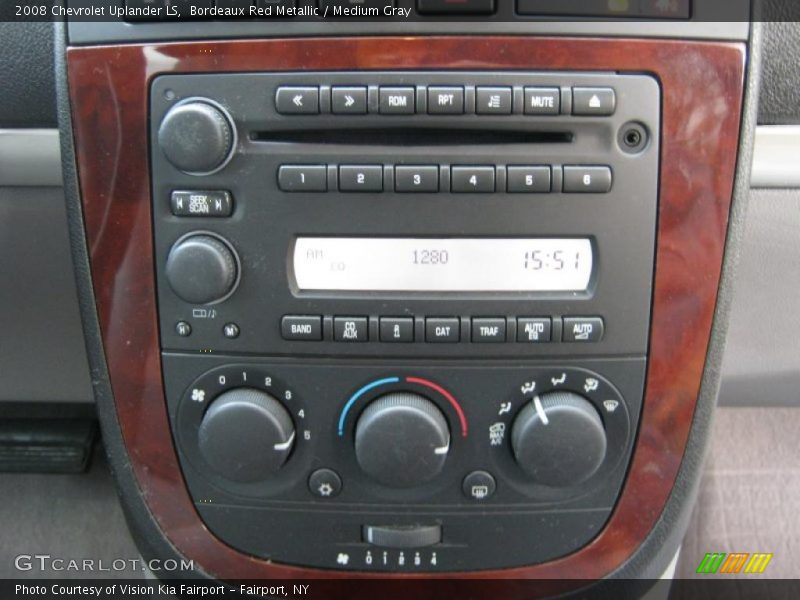 Bordeaux Red Metallic / Medium Gray 2008 Chevrolet Uplander LS