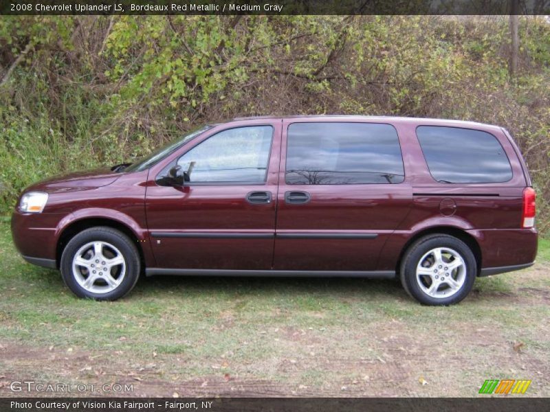 Bordeaux Red Metallic / Medium Gray 2008 Chevrolet Uplander LS