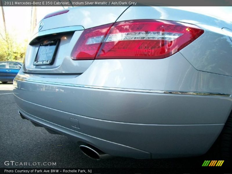 Iridium Silver Metallic / Ash/Dark Grey 2011 Mercedes-Benz E 350 Cabriolet