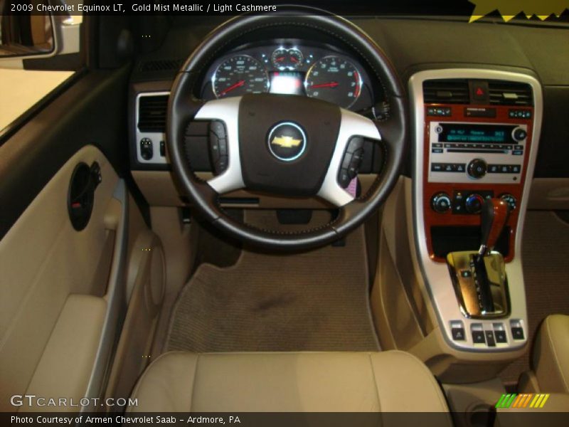 Dashboard of 2009 Equinox LT