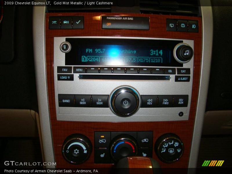 Controls of 2009 Equinox LT