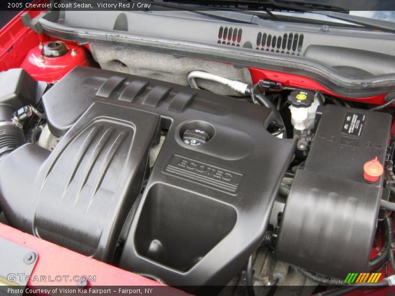 Victory Red / Gray 2005 Chevrolet Cobalt Sedan