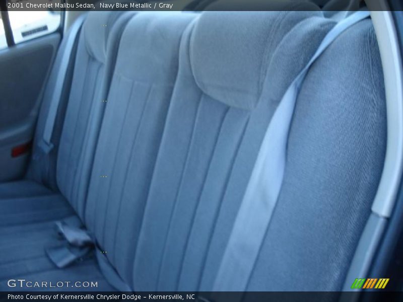 Navy Blue Metallic / Gray 2001 Chevrolet Malibu Sedan