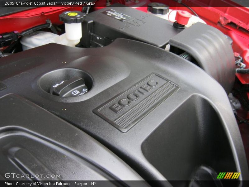 Victory Red / Gray 2005 Chevrolet Cobalt Sedan