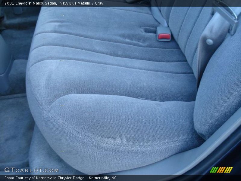 Navy Blue Metallic / Gray 2001 Chevrolet Malibu Sedan