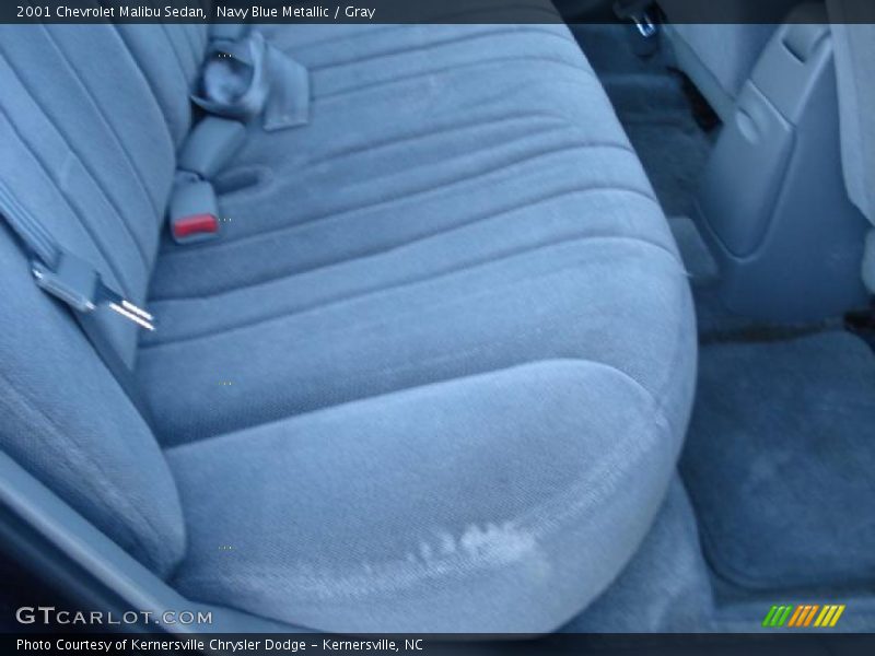 Navy Blue Metallic / Gray 2001 Chevrolet Malibu Sedan