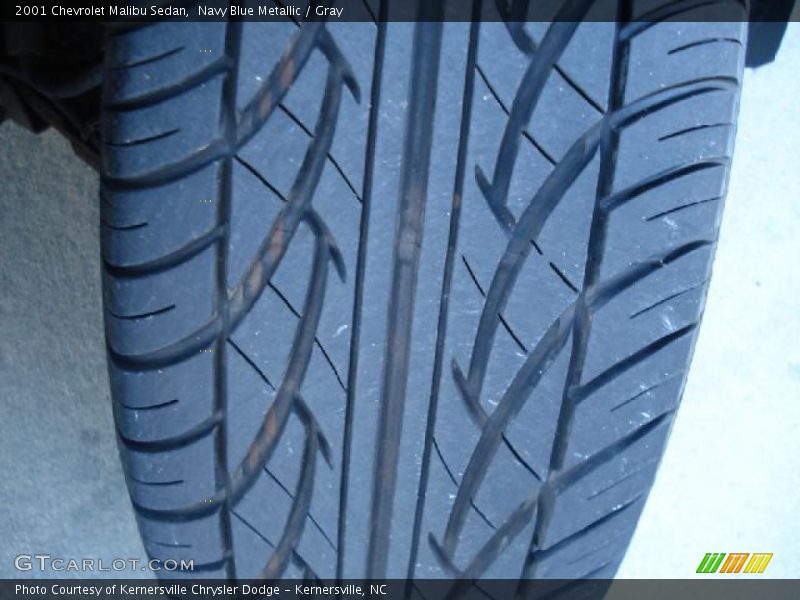 Navy Blue Metallic / Gray 2001 Chevrolet Malibu Sedan