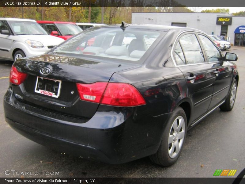 Midnight Blue / Gray 2010 Kia Optima LX
