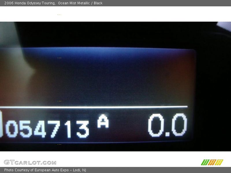 Ocean Mist Metallic / Black 2006 Honda Odyssey Touring