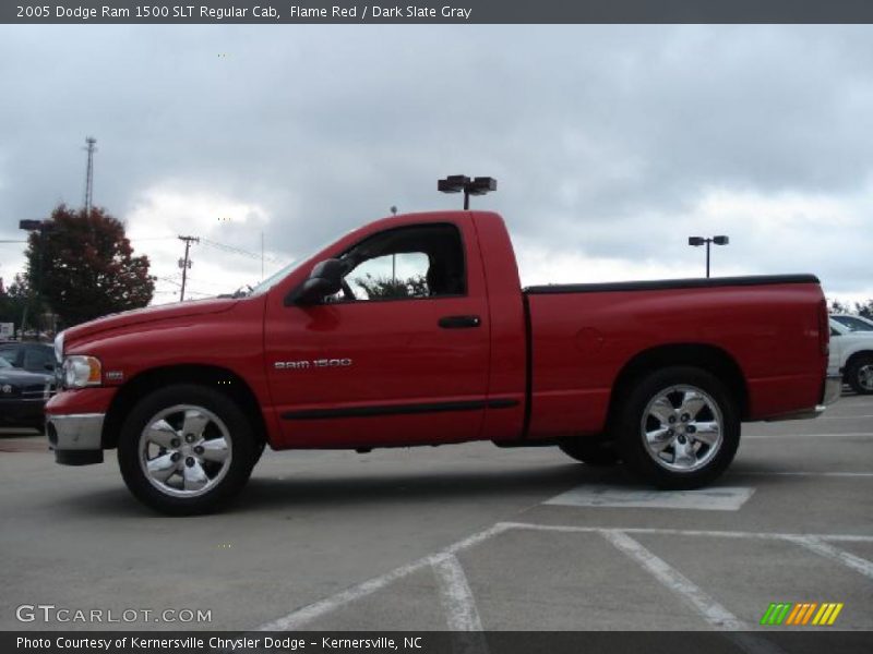 Flame Red / Dark Slate Gray 2005 Dodge Ram 1500 SLT Regular Cab
