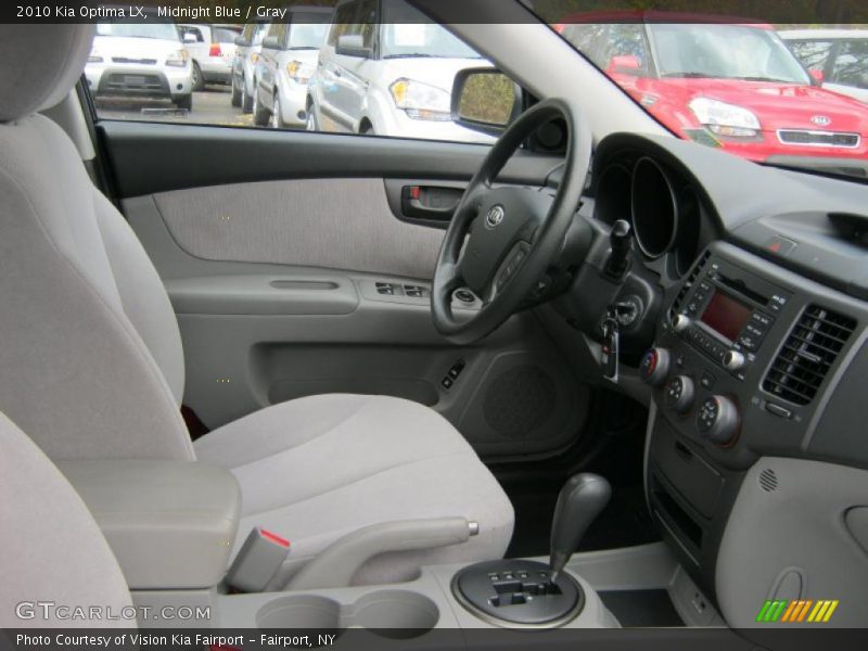  2010 Optima LX Gray Interior