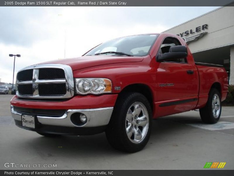 Flame Red / Dark Slate Gray 2005 Dodge Ram 1500 SLT Regular Cab