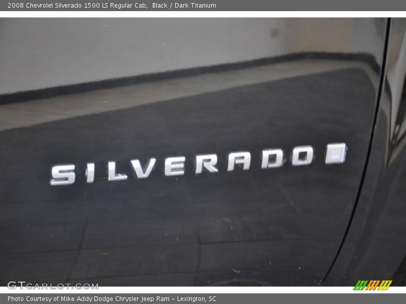 Black / Dark Titanium 2008 Chevrolet Silverado 1500 LS Regular Cab